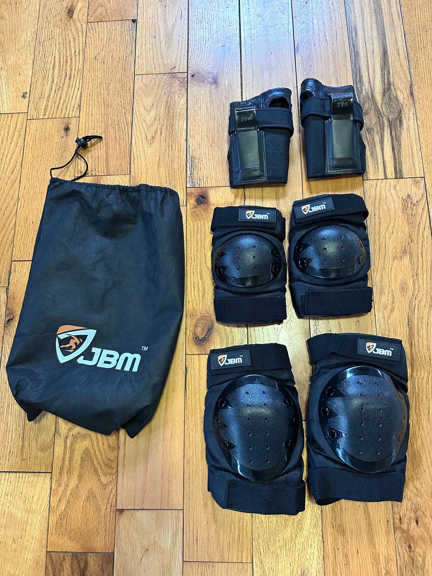 JBM adult Knee Pads, Elbow Pads, Wrist Guards