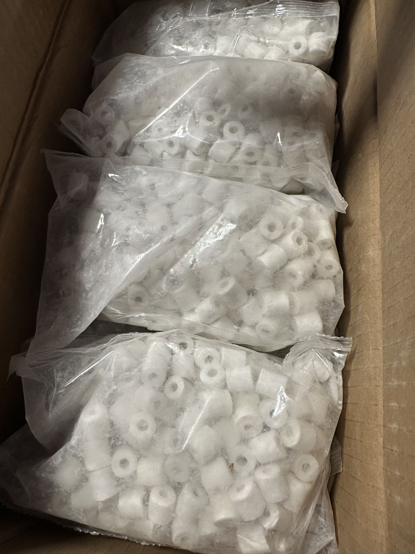 1lb Bags Of Ceramic Bio Rings For Aquariums