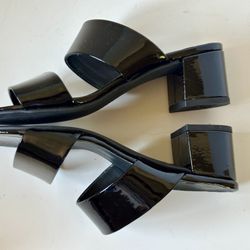 Paul Green Patent Leather Slides Size 7