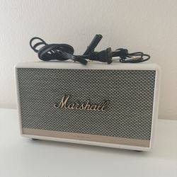 Marshall Acton Bluetooth Speaker - Cream/White - Excellent Sound!