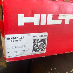 Hilti Red Head Anchors