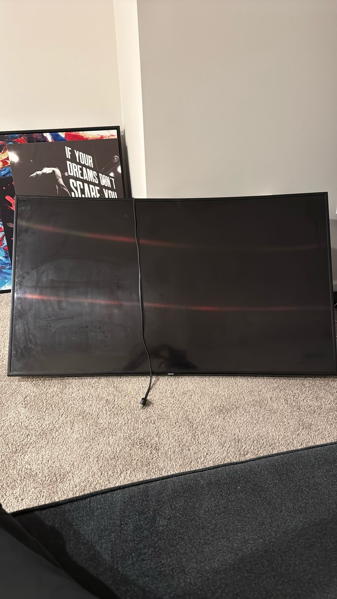55 In Samsung Curve Tv 