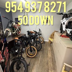 Fat Tire E-bikes Street Legal $0 Down 3 Month No Interest Come In Today To Pick Up! Easy Finance 