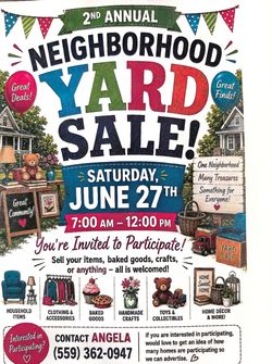 Community Yard Sale