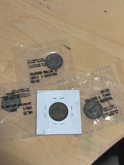 4 war nickels , coin lot~