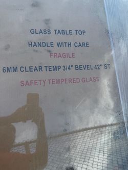 Rectangular Glass Table top Table