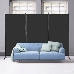 MAYOLIAH Partition Room Dividers 3 Panel (102"x20"x71")