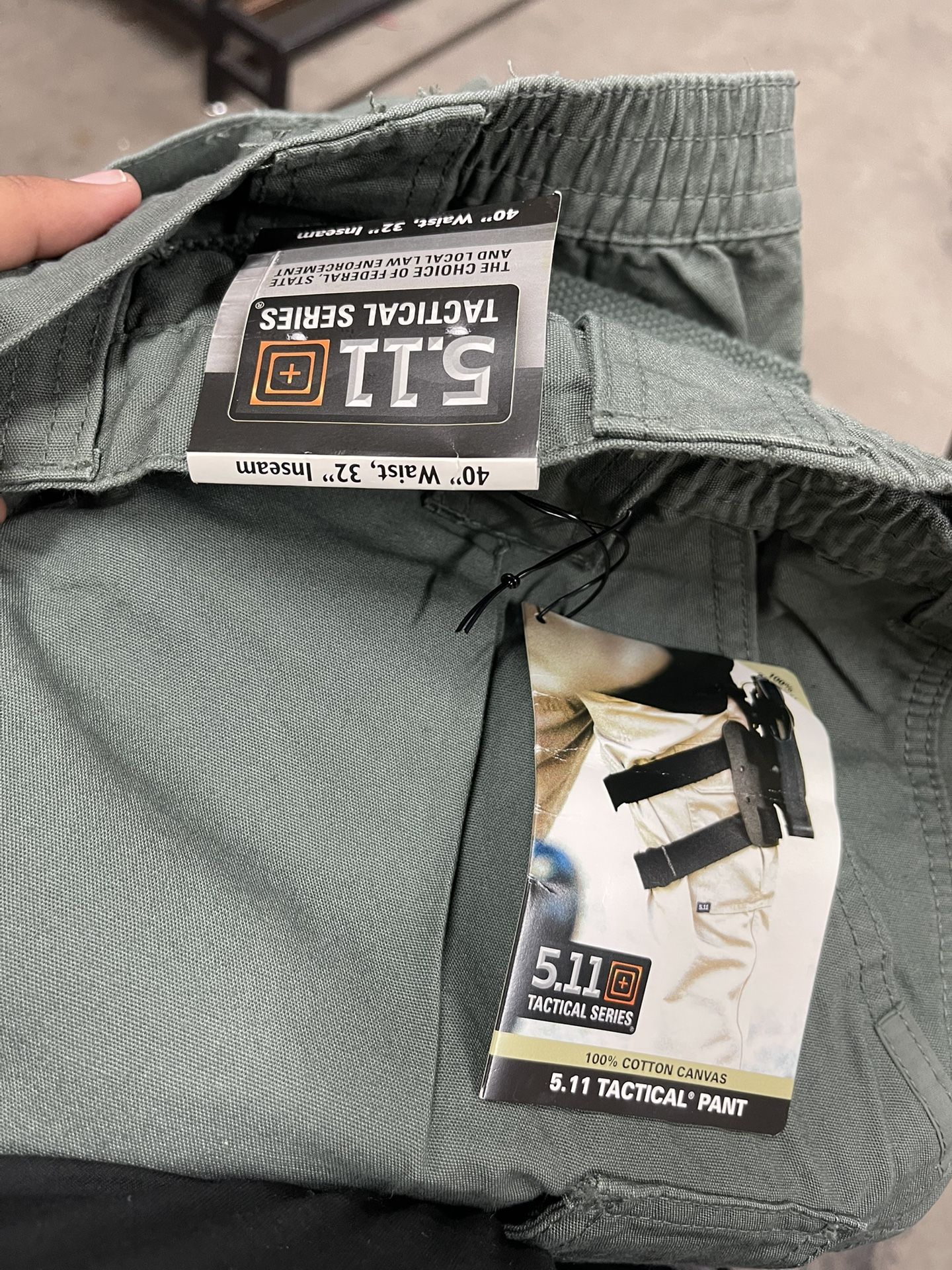 5.11 Tactical Taclite Pro Pants for Men, Work Pants, Od Green 