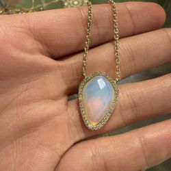 Marcia Moran Moonstone Necklace 