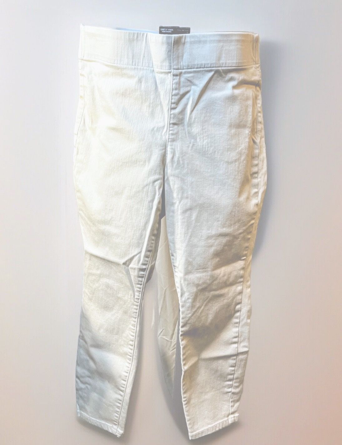 Simply Vera Wang Pull On Crop Stretch Jeans