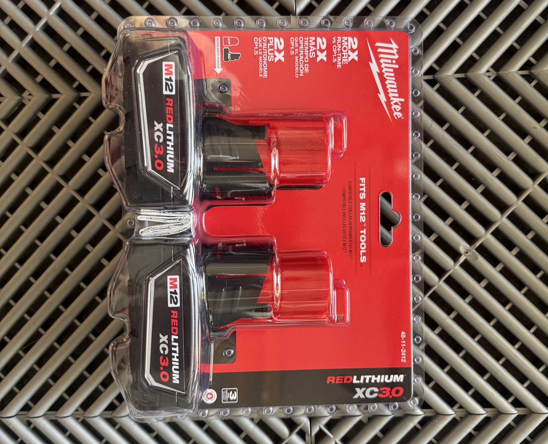 Milwaukee M12 XC 3.0 Battery 2 Pack