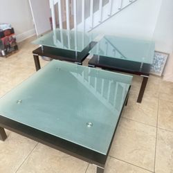 Set Of Three- Coffee Tables And Side Tables