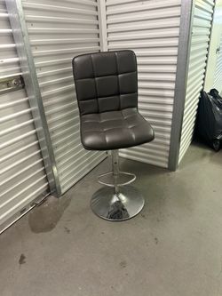 Grey Tall Swivel Chair