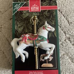 Hallmark Keepsake Tobin Fraley Carousel 1992 Ornament First in Series