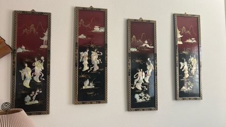 Antique Chinese 4 Season Wall Decors