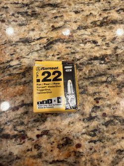 Ramset .22 yellow cartridges 100 ct new