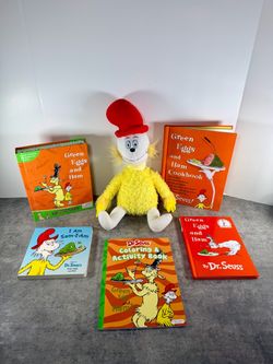 Dr. Seuss Green Eggs and Ham Book & Plush Bundle