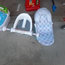 Toddler Toys, Baths, Swing/ Bouncer Combo, High Chair, Ride On Bikes And More!