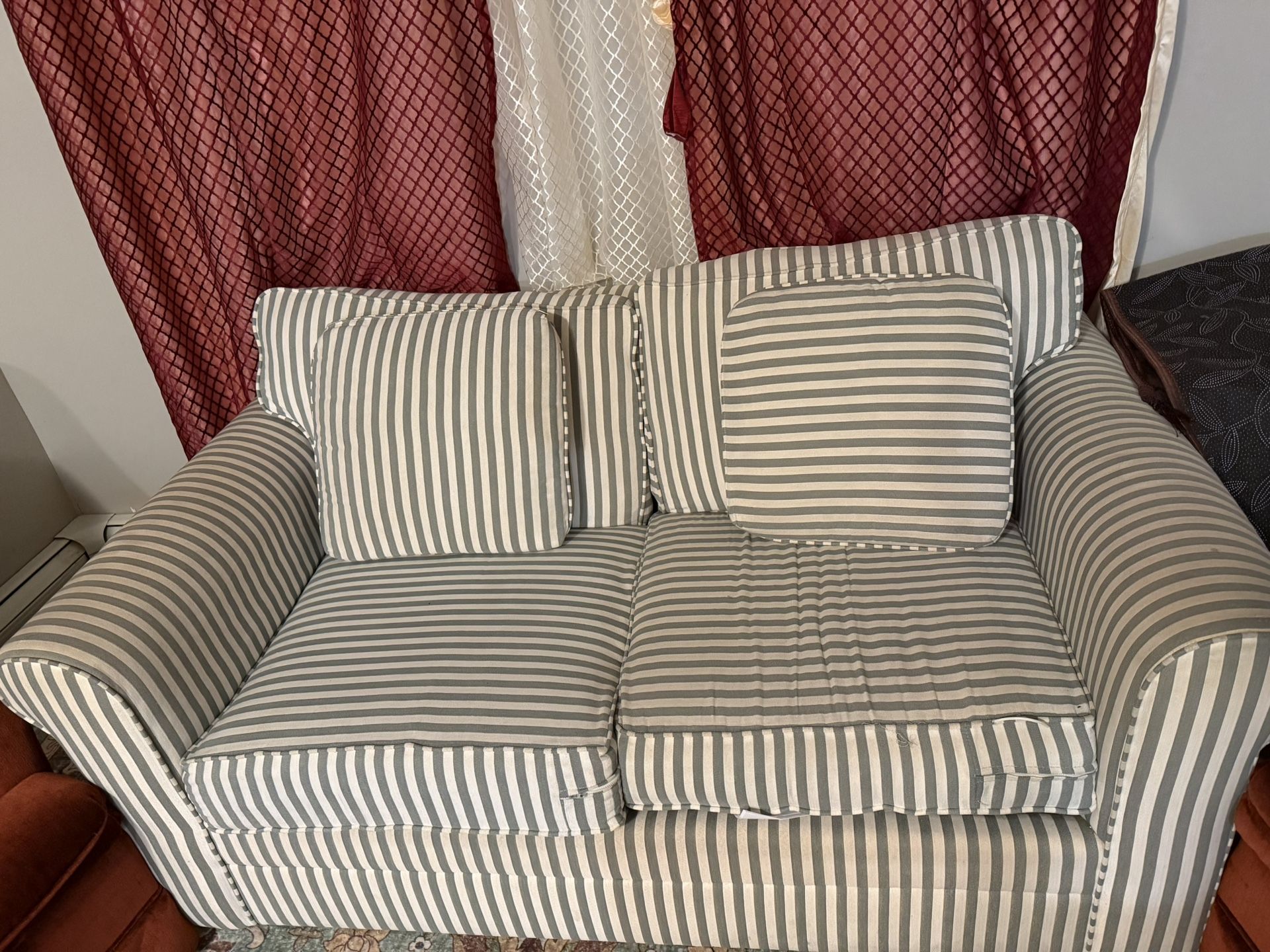 striped ticking 