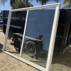 Viynl 8ft sliding door