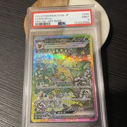 Leafeon Special Art Rare Terrastal Festival PSA 9
