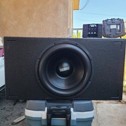 SUNDOWN AUDIO ZV6 15" D2 IN REINFORCED Q-BOMB BOX- 8 GAUGE OFC TIN SPKR WIRE-TARAMPS SMART3 $650😱. !ALL IN EXCELLENT CONDITION! NO TRADES!