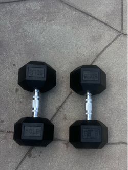 Pair of 50lb Dumbells