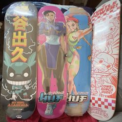 Street Fighter My Hero Academia And Ninja turtles Boards!!