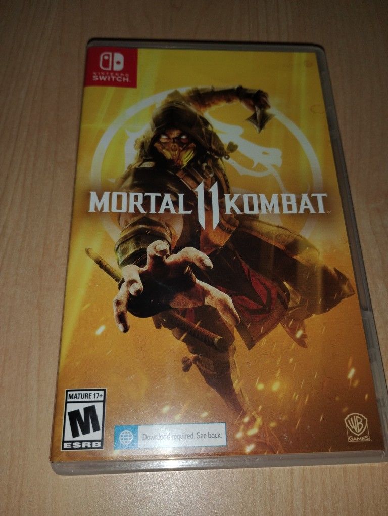 Mortal Kombat 11 Nintendo Switch Game And Case