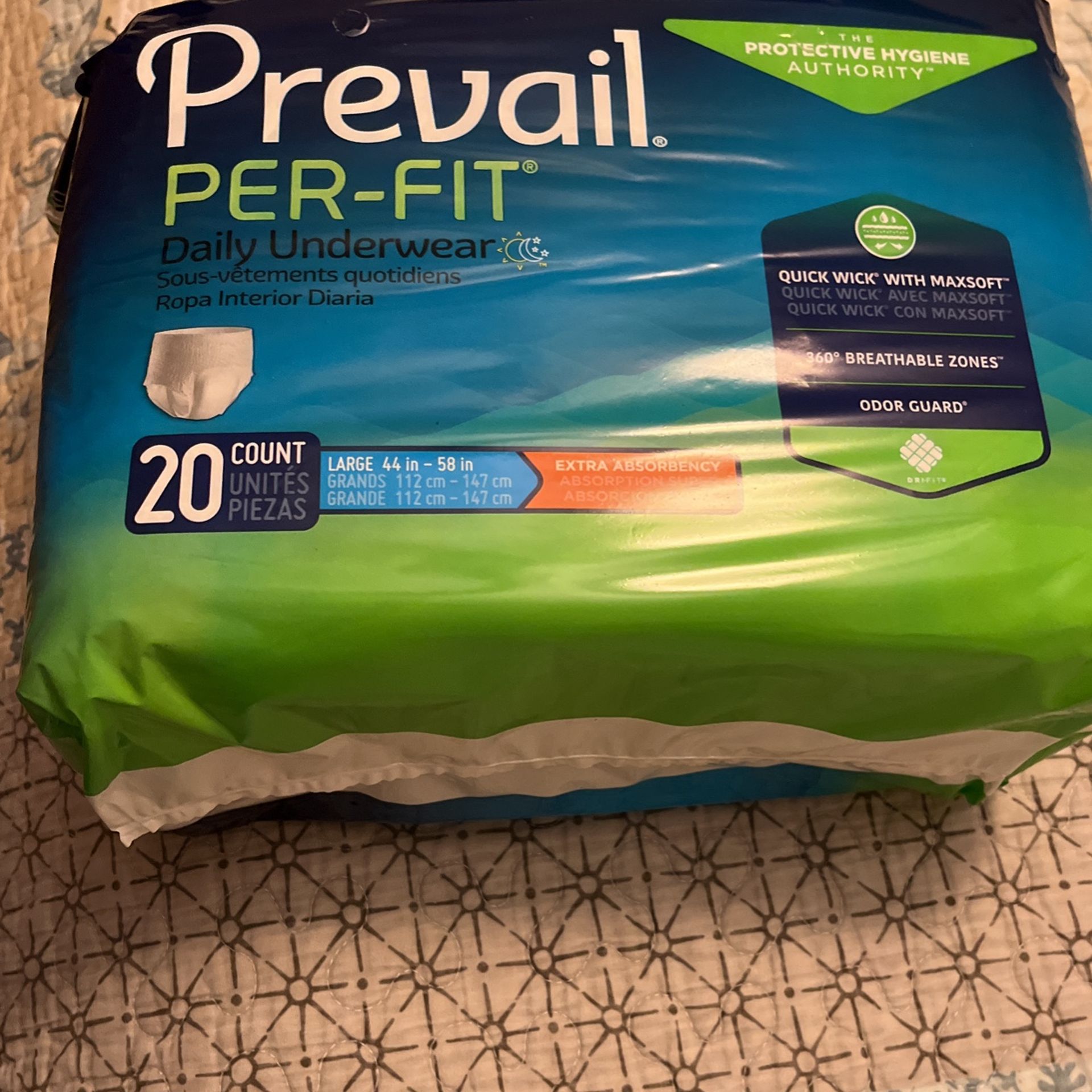 DAILY UNDERWEAR PAMPERS PARA ADULTOS
