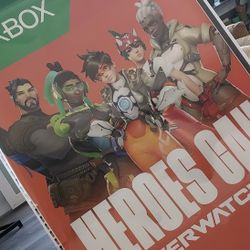 Large OVERWATCH 2 Poster 50 by 71 inch