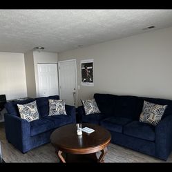 Love Seat, Couch, And Coffee Table