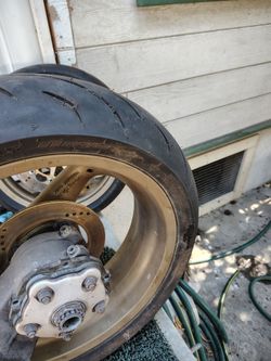 1999 Ducati 748 919 996 Front and Rear Wheels with Disc