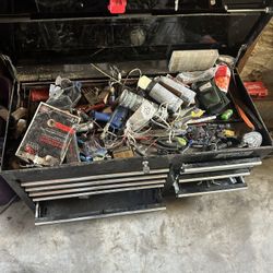 Tool Box With Tools 