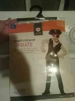 Boys pirate costume size L brand new in package