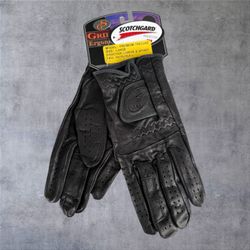 New GripSwell Ergonomic Leather Shooting & Driving Gloves Sz Large Black