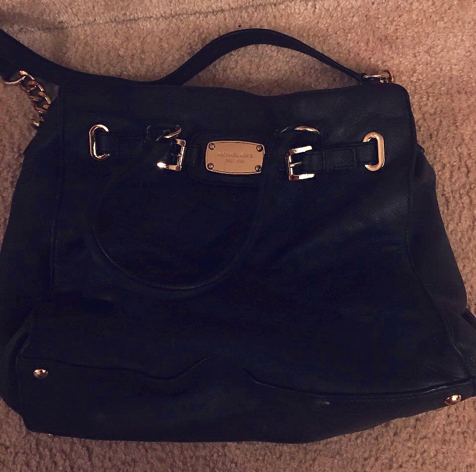Michael kors leather satchel