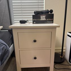 White IKEA Nightstand Drawer