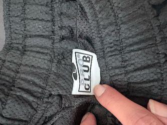 Black and grey basketball short