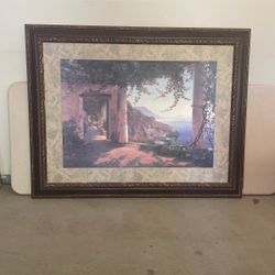 Italian Framed Painting 