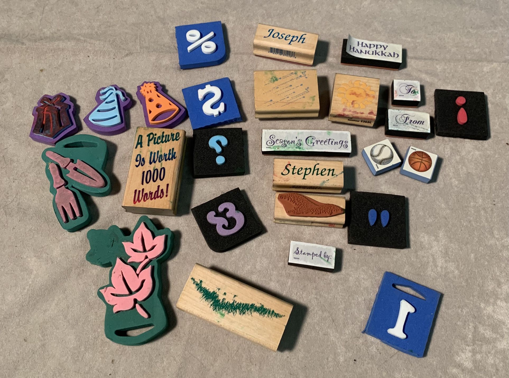 Paint And Press Stamps