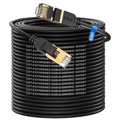 Cat 8 Ethernet Cable 200ft 40Gbps 2000MHz Heavy Duty Outdoor Indoor LAN Router