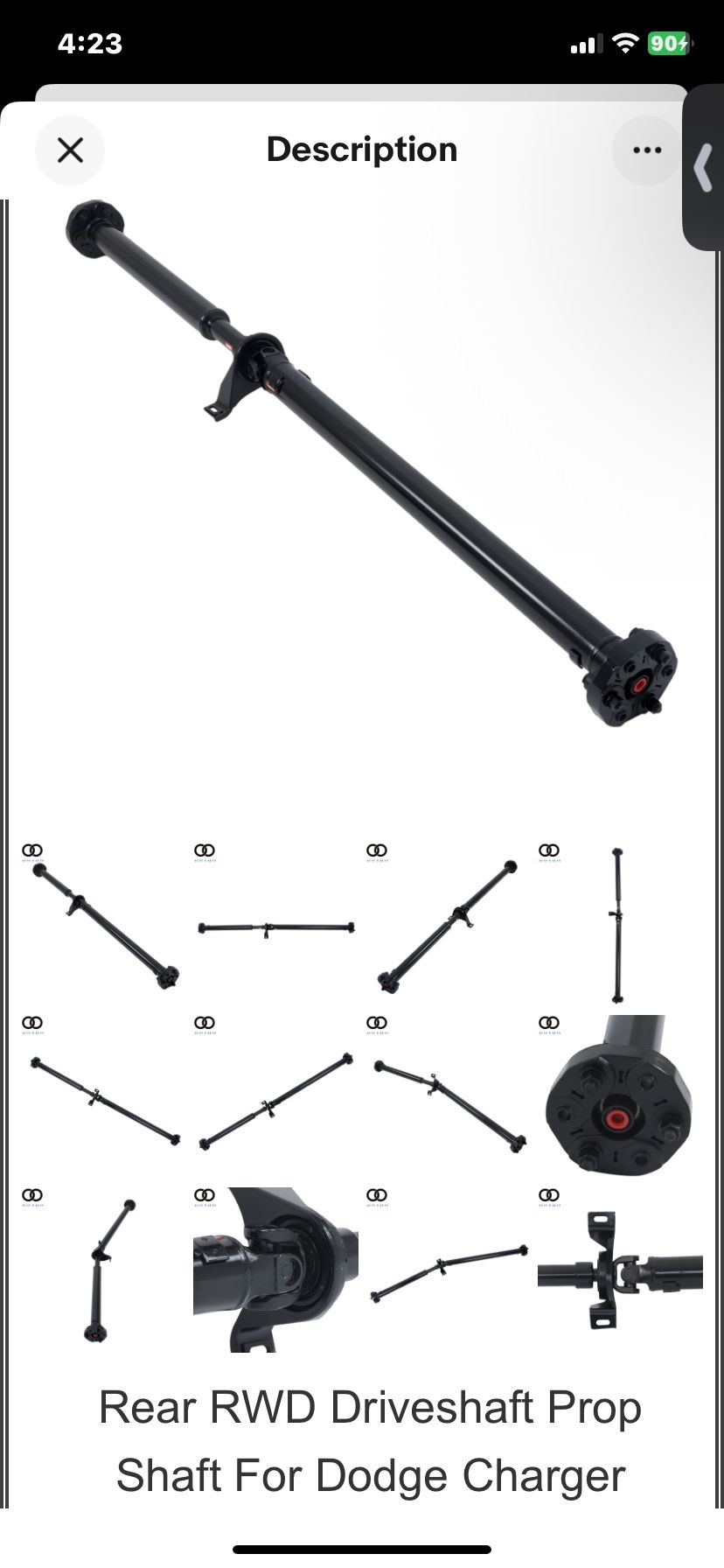 Dodge Charger Brand new Driveshaft 2006-2010  71in LOCAL PICK-UP