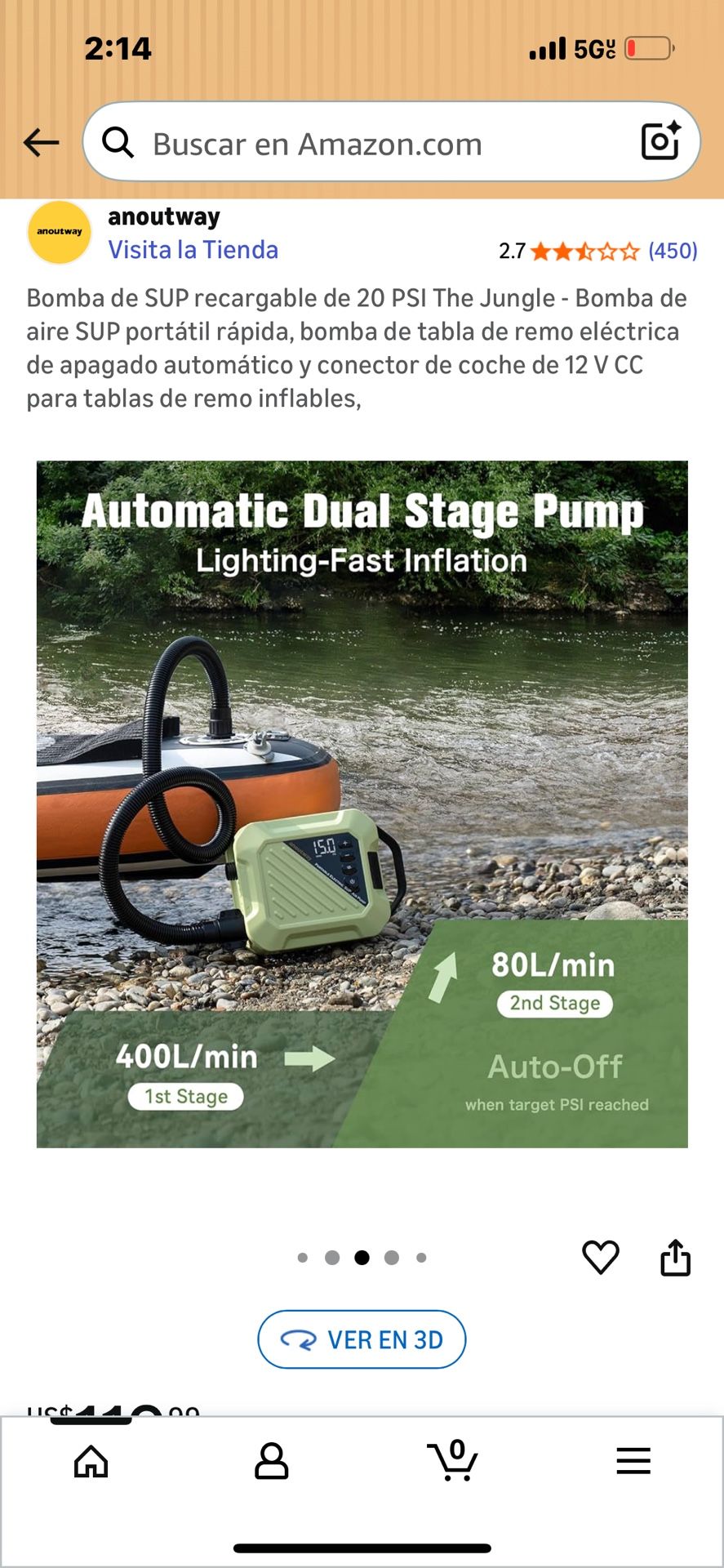 Bomba De Aire Multiusos Nueva