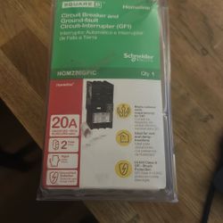 Square D Homeline 20A GFCI Breaker – Brand New