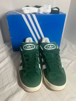 adidas Campus 00s Green White Gum Suede Sneakers Men’s Size 9 H03472 NEW