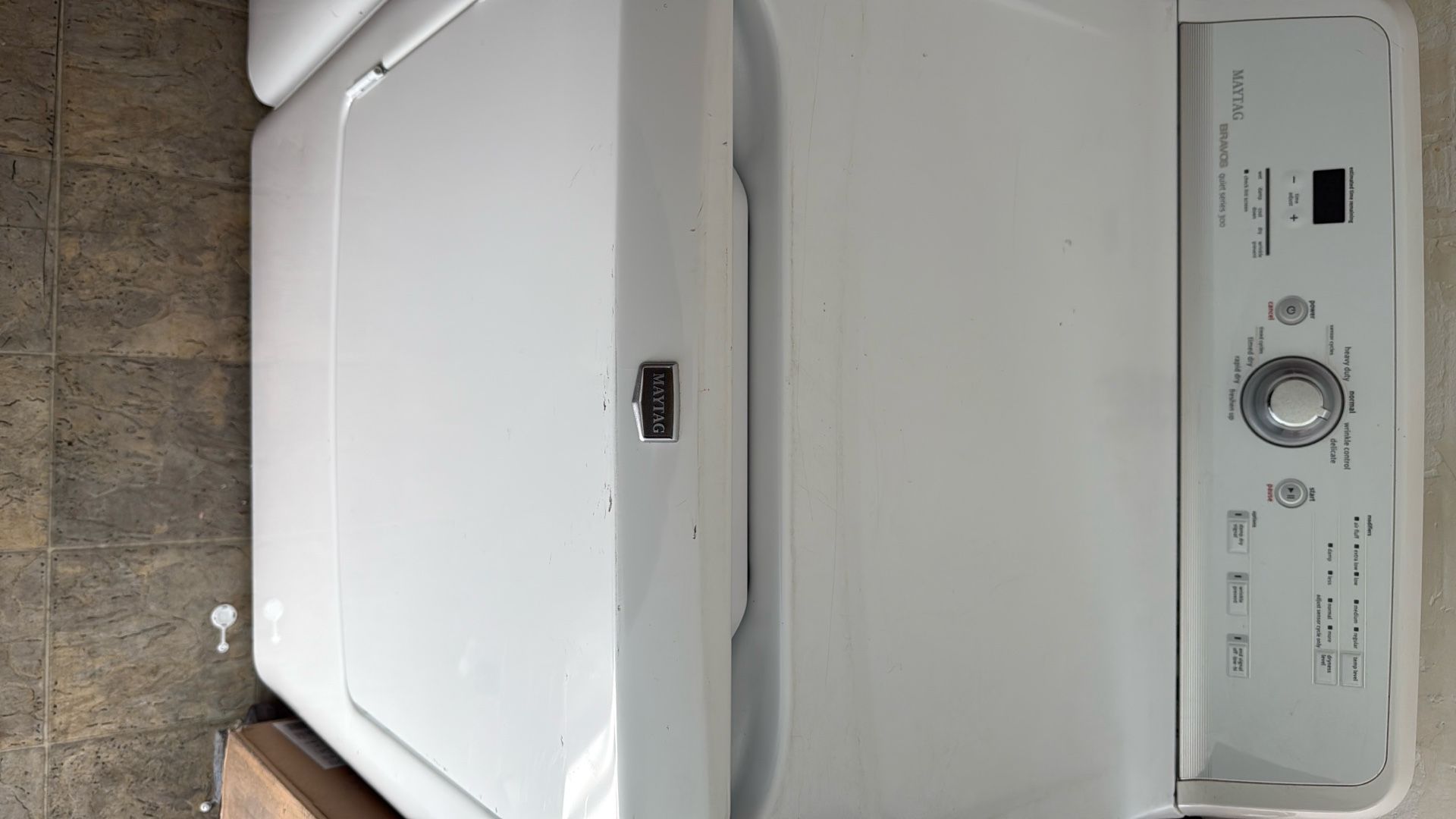 Maytag Bravos Quiet Series 300 XL washer And Dryer Combo 