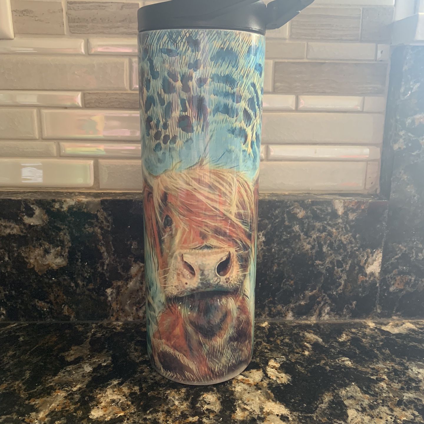 Highland Cow 20oz Stainless Steel Duo Tumbler