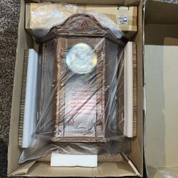 Seiko Large Wood Cabinet Wall Clock NEW