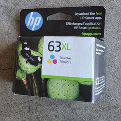 New 63xl Ink Cartridge Tri Color Hp Printer 